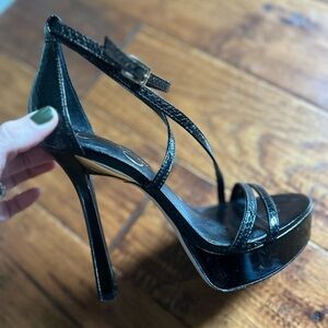 Jessica Simpson Black Platform Heel